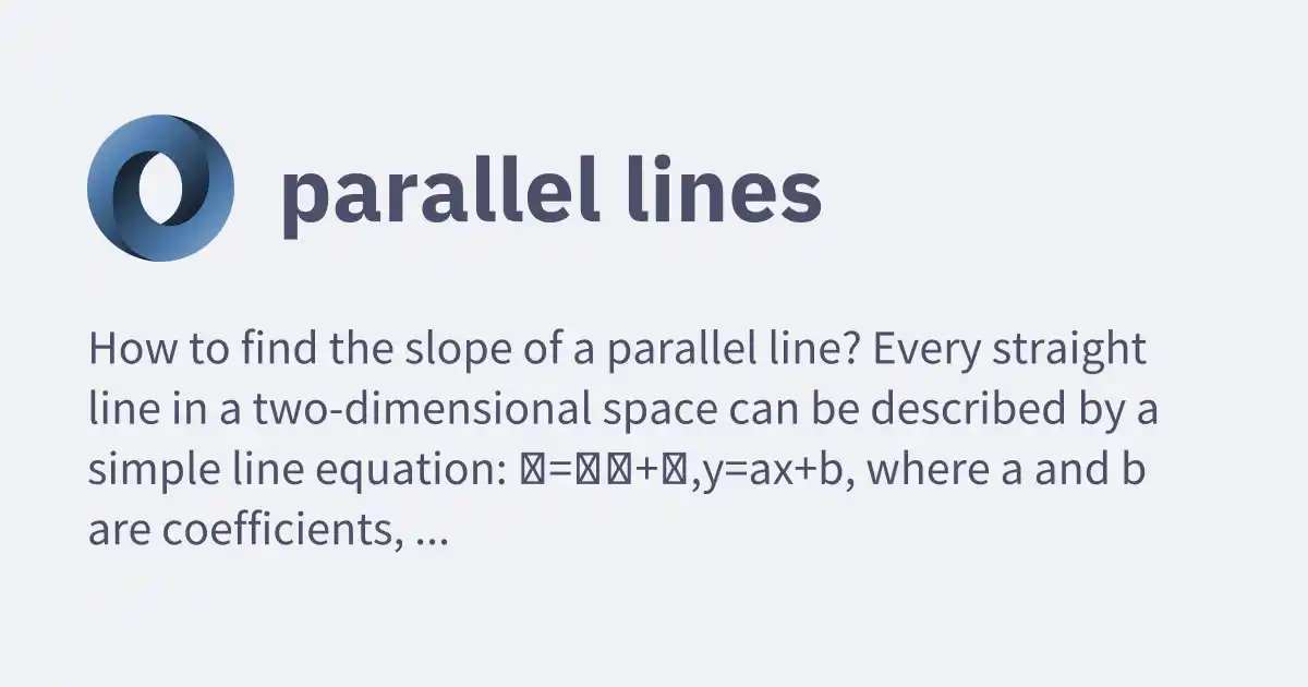 parallel lines