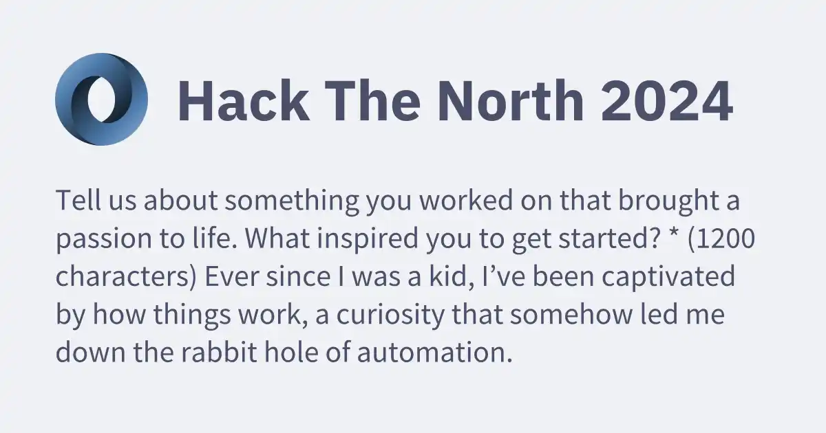 Hack The North 2024